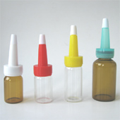 20mm glass bottle with drop tip cap