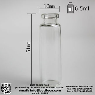 custom pharmaceutical antibiotic clear serum glass vials 