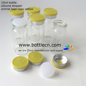 22 10ml container serum bottle yellow cap bottle