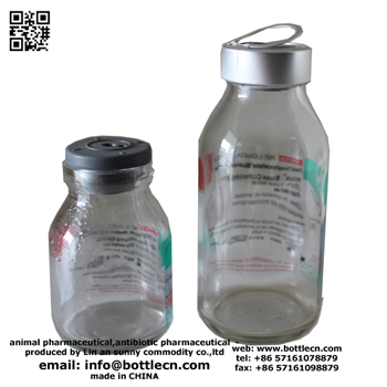 116 clear glass bottles with stopper 100ml
