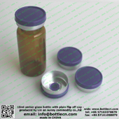 FC20-27P clear pink bottle cap glass bottle brown pharmaceutical