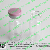 FC13-9P 2ml 3ml tubular glass vial bottle cap pink