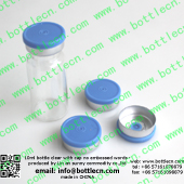 FC20-17P clear glass vials for injection caps without logo blue