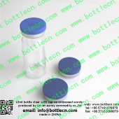 FC20-18P clear injection vial colored bottle caps dark blue