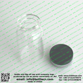FC20-30L 10ml bottle serum vials clear glass 20mm opening