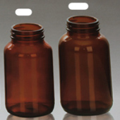 Amber Glass Bottle for Tablet Wide Mouth G.P.I 400