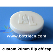custom 20mm flip off caps