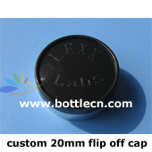 custom logo on flip off cap
