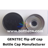 vial aluminium cap flip off cap