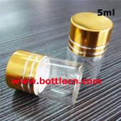 D22H30 vials tiny small new clear empty 5ml bottles glass with screw cap