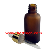 amber frosted glass bottle 30ml