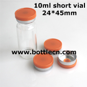 10ml clear bottle 10ml short vial