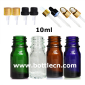 10ml essential oil amber glass bottles clear blue green