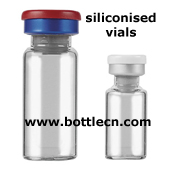 siliconised vials neutral Type I glass vials internally coated with polymerised silicone