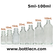 food grade 30ml 1 oz empty clear glass bottle with eye dropper for e-juice liquid storage