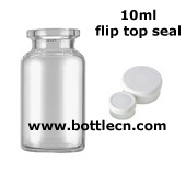 flip top seal - aluminium crimp seal - aluminium ring does not remain with plastic button