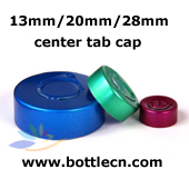 center tab cap tamper evidence of the sealed product protect injection stopper