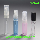 3ml mini bottle with plastic pump and cover