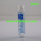 20ml glass vial with PE cap