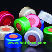 13mm aluminum seal with PTFE red rubber septa