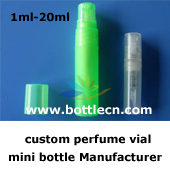 glass perfume spray vials
