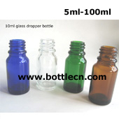 white glass bottle