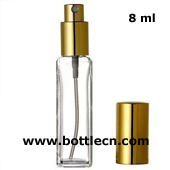 empty bottle of imported perfume