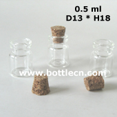 0.5ml mini bottle peanuts size