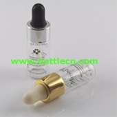 3ml small screw neck tubular glass vial