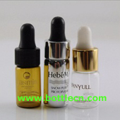 high quality empty small 3ml glass dropper fragrance perfume bottle with custom printing