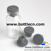 glass injection vials with rubber stopper