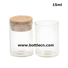 15ml small glass bottle with lids