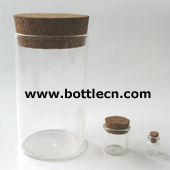 250ml cork round glass bottle with cork