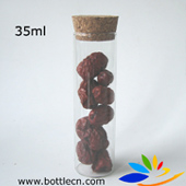 35ml glass bottle and corks lid