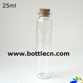 25ml tall glass bottles with corks