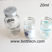 20ml vials with 20mm mouth opening