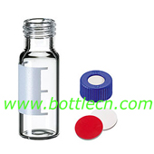 HPLC vials 1.5ml wide opening screw short clear vial