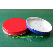 metal plastisol lined lid for jar with 100-400 finish