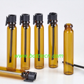 1ml 2ml 2.5ml 3ml glass perfume cosmetics tube glass vial bottle lab supplier