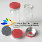 butyl plugs for vials 20mm and top cap in plastic flip off caps