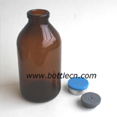50ml amber pharmaceutical glass bottle