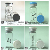 10ml pharmaceutical tubular glass vials for liquid injection with flip off top cap 13mm butyl rubber