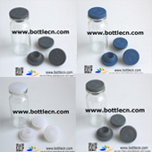 10ml vial 20mm serum stopper red-grey-blue-white color