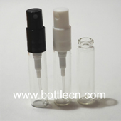 printed 3ml vials D12H66 bottle with black and white sprayer