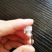 small tubes 0.5ml glass vial plastic plug cap perfume sample tester