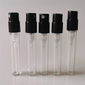 2.5ml male and female card trial sub-packed transparent small perfume bottle